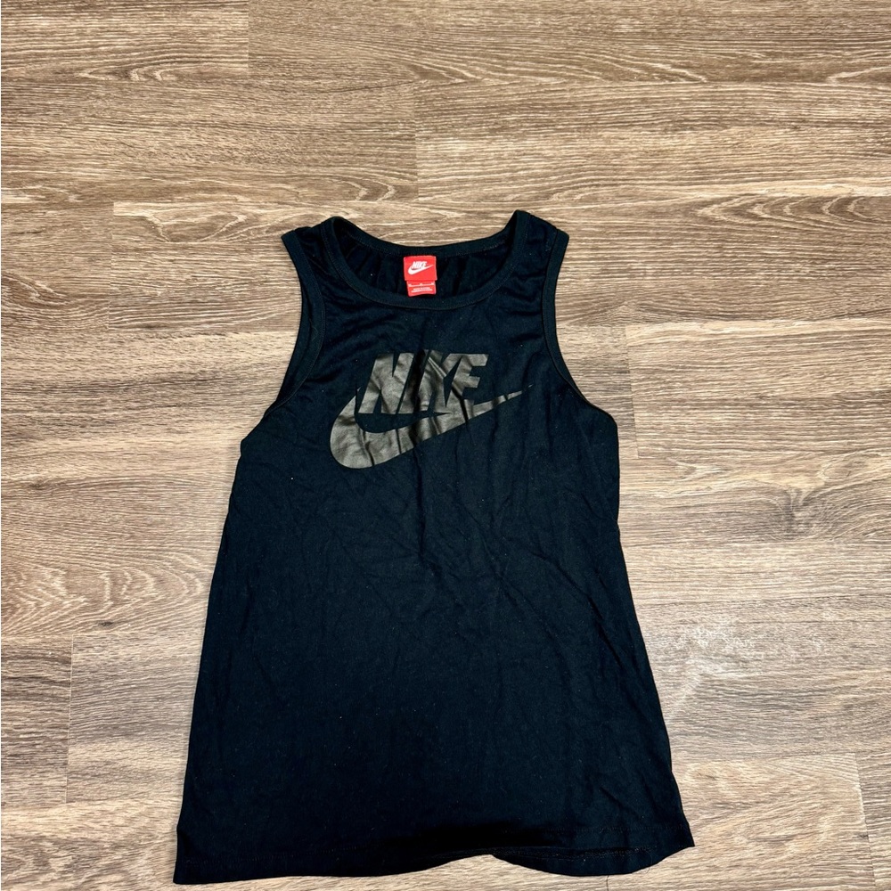 Nike Black Logo Tank Top Size M